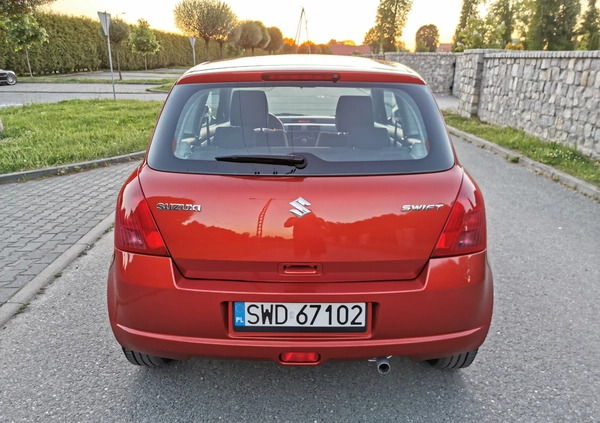 Suzuki Swift cena 14900 przebieg: 172000, rok produkcji 2008 z Rydułtowy małe 781